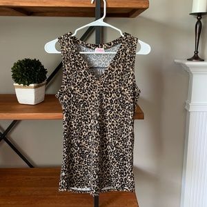 Pulse leopard tank top